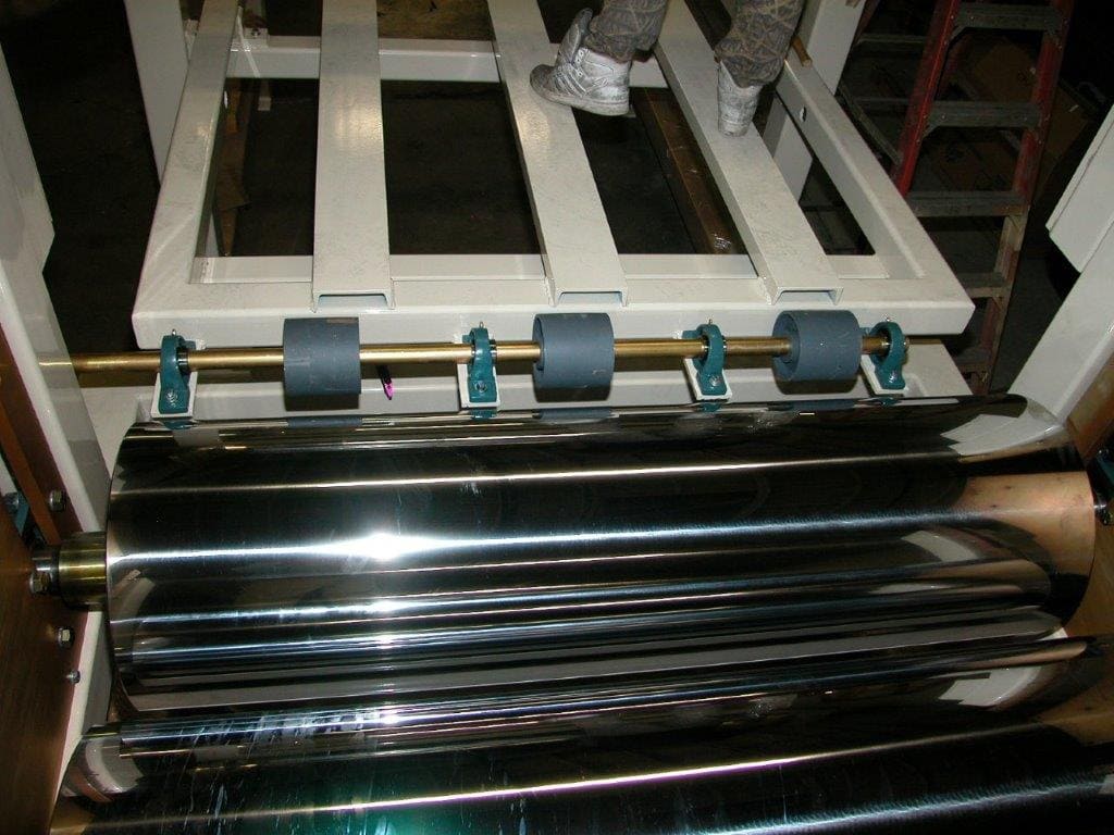 PU Roller Laminating rubber Rollers with steel shaft