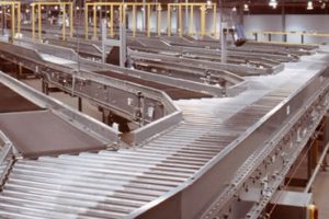 Gravity and Motor Drive Conveyor System
