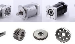 Helical gears and planatary gearboxes