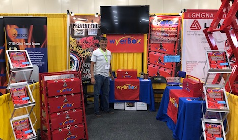 WyerBox booth at NECA SHOW